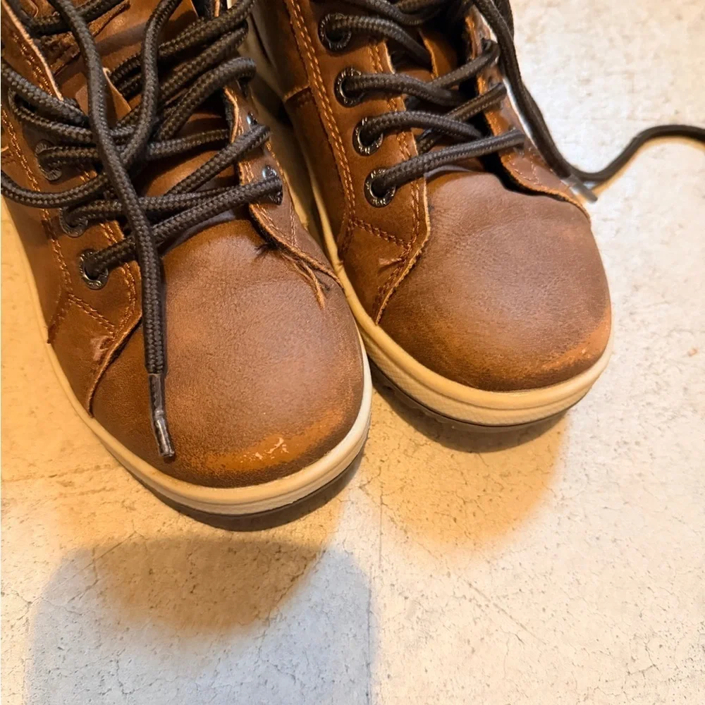 Nautica Brown and Black Kids Boots